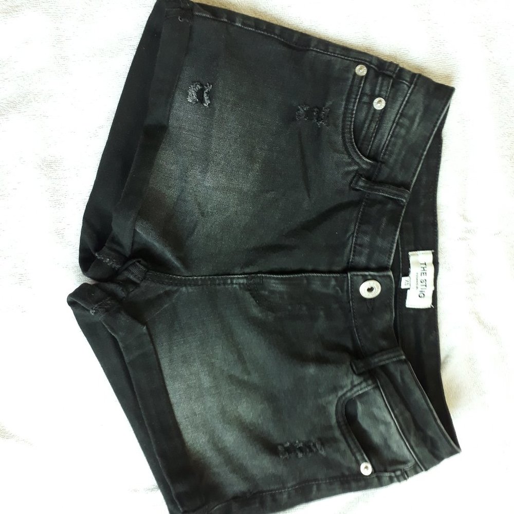 $40 black short pants